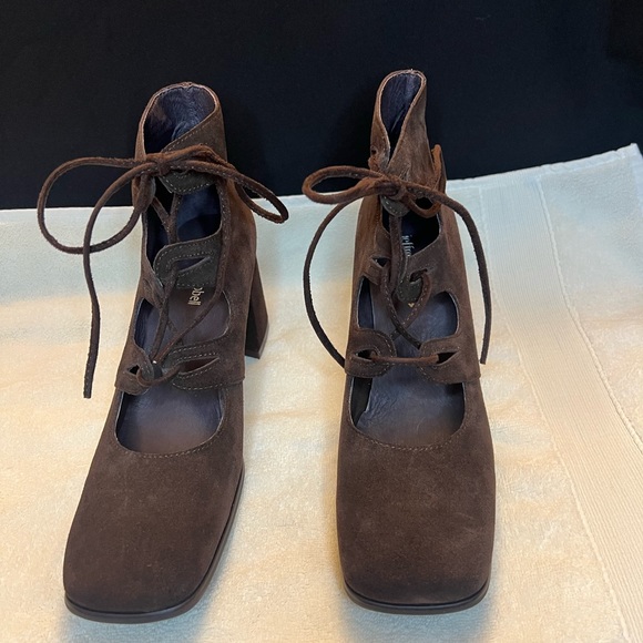 Jeffrey Campbell Suede Lace-Up Heels - NWT - Picture 4 of 5